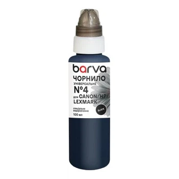 Чернила Barva Canon/HP/Lexmark 4 100 мл, unsversal, black (CU4-471e)
