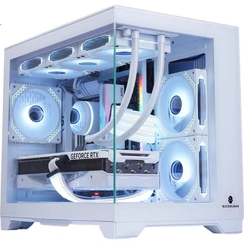 Корпус Wanjia Guyongzhe Seaside View, башенный, с комплектом из шести RGB-вентиляторов Prism, для плат M-ATX, водяное охлаждение 360 мм, для видеокарт 4090