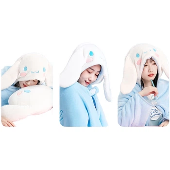 Флисовый плед MINISO, с принтом, 140×90 см