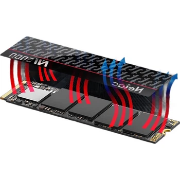 Твердотільний накопичувач Netac 500 ГБ, інтерфейс M.2 (NVMe PCIe 4.0×4), серія NV5000-T Jueying, швидкість читання 4800 МБ/с, сумісний із настільними комп'ютерами та ноутбуками