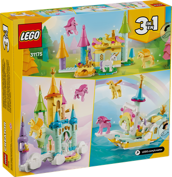 Конструктор LEGO Creator 3 в 1 «Фантастический мир единорога» 390 деталей (31175)