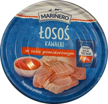 Лосось Marinero шматочки в томатному соусі 150 г (5902335332250)