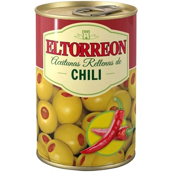 Оливки Eltorreon Aceitunas Rellenas de Chili 130 г (8410344533065)