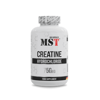 Креатин HCL MST Creatine HCL 750 мг 180 капсул, креатин гидрохлорид