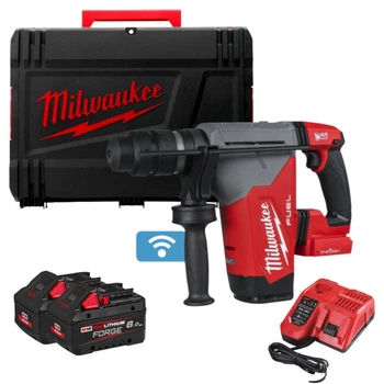 Перфоратор аккумуляторный SDS-PLUS MILWAUKEE, M18 ONEFHPX-802X, 5Дж (зарядное устройство M12 -18 FC, 2 аккумулятора М18 FB8 8Аг,