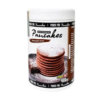 Протеїнова суміш для панкейків Power Pro Pancakes Protein, 400 грам - Шоколадний брауні