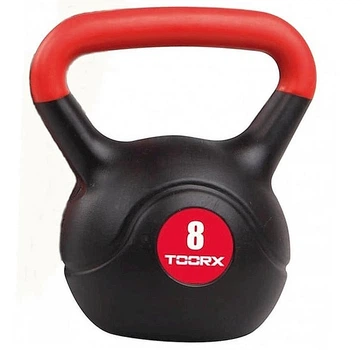 Гиря виниловая Toorx PVC 8 кг Black/Orange (KRP-8) 5001783