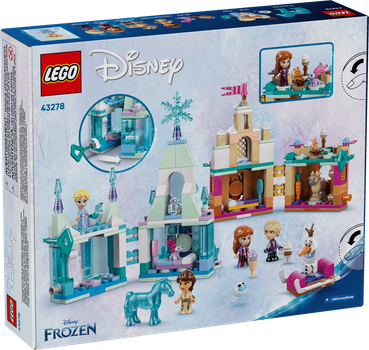 Конструктор LEGO Disney Міні-замок та льодовий палац Ельзи, 306 деталей (43278)