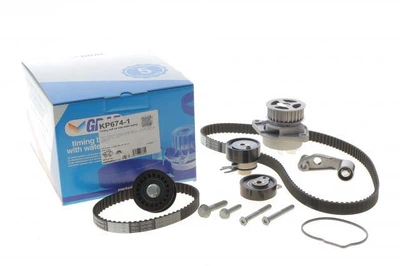 Комплект ГРМ + помпа Skoda Fabia/Octavia 00-13/VW Caddy/Golf/Polo 1.4 16V 99-08 (20x130z/17x58z) (PA674) KP674, GRAF