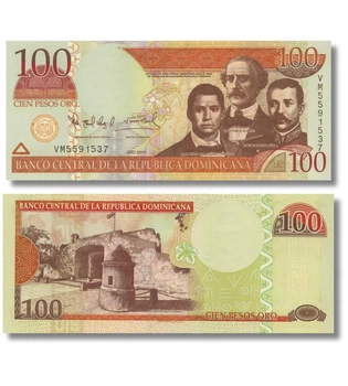 Банкнота 100 песо Домініканська Республіка 2010 рік UNC