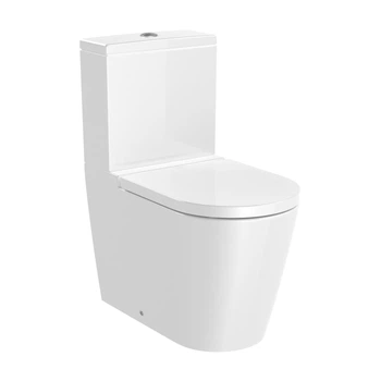 Унітаз підлоговий Roca Inspira Round Rimless білий (A342526000)