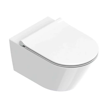 Унітаз підвісний Catalano Zero 55x35 з кришкою Soft close білий (0111550001_0551200001_9056060000)