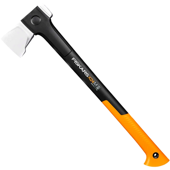 Топор колун Fiskars X24 M для раскалывания древесины длина 60 см сталь черный HM-0006