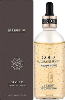 Сироватка для обличчя Veze Gold Luxury Essence з частинками золота Ліфтинг 100 мл (6942349711961)