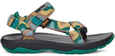 Дитячі сандалі Teva Hurricane XLT 2 9000012 чорні з синім та жовтим босоніжки Розмір 31