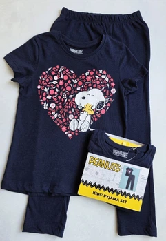 Детская пижама с коротким рукавом PEANUTS 122-128 см для девочек 623360