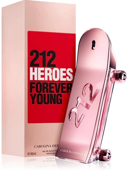Парфумована вода для жінок Carolina Herrera 212 Heroes Forever Young 80 мл