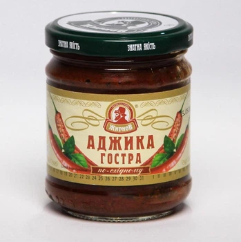 Аджика Жирнов гостра по-східному 200г 10шт/ящ