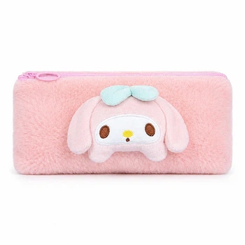 Пенал-косметичка меховой My Melody розовый