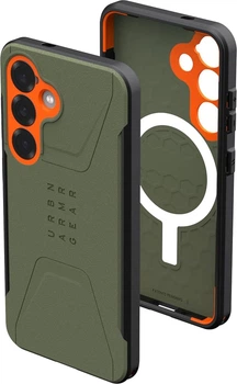 Чехол противоударный UAG Civilian MagSafe для Samsung Galaxy S25 (S931) Olive 214475117297