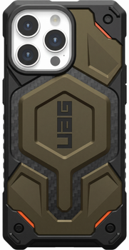 Чехол противоударный UAG Monarch Pro MagSafe (Original) для iPhone 15 Pro Max (6.7") Element Green 1143381F7B42