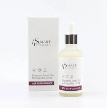 Інтелектуальна сироватка-еліксир БІОПЛАЗМА Smart4Derma Age Performance BIOPLASMA SMART ELIXIR MULTIPEPTIDES LIFTING 50мл