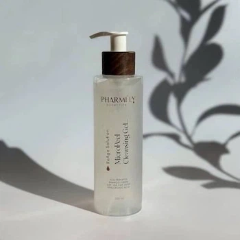 Очищающий пептидный гель с частицами бамбука Pharmely MicroPEEL Cleansing Gel, 200 мл