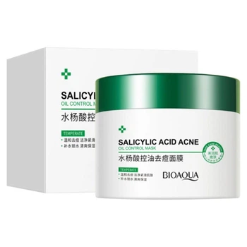 Нічна маска для обличчя з екстрактом саліцилової кислоти Bioaqua Salicylic Acid Acne Oil Control Mask, 120 мл