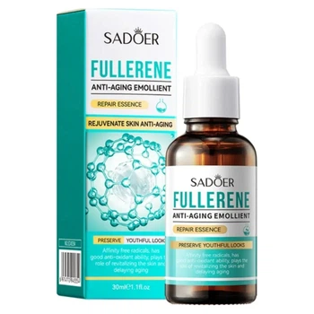 Омолаживающая сыворотка для лица с фуллереном Sadoer Fullerene Anti-Aging Emollient Essence, 30 мл