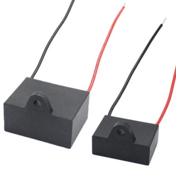 Конденсатор CBB61 8uF 450VAC 47*35*23 гибкие выводы - 740276
