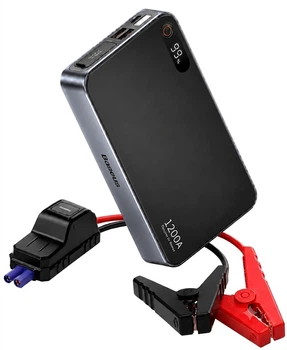 Автомобільний пуско-зарядний пристрій портативний Baseus Super Energy Pro+ 1200A Car Jump Starter Black (C00245700111-00)