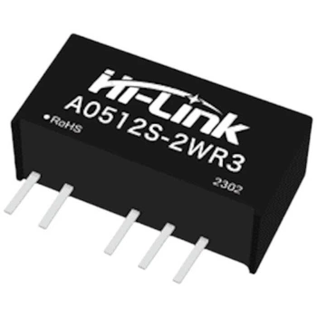 Преобразователь A0512S-2WR3 DC-DC 5В на двухполярное 12В с гальванической развязкой - 637872