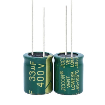 Конденсатор CD110 33uF 400V 16*20 105C [Low ESR] - 740502