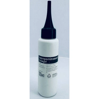 Спирт ізопропіловий 99.9% IPA 100мл з носиком тара HDPE - 742482