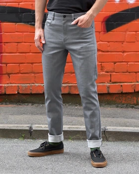 Мужские джинсы для комюта ARTEFACTA Gunslinger Размер XXL (серый) slim fit
