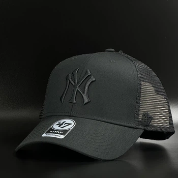 Черная кепка с сеткой 47 Brand MLB New York Yankees Branson B-BRANS17CTP-BKJ