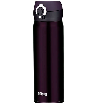 Термобутылка 600 мл нержавеющая сталь для велосипедистов Thermos фиолетовая