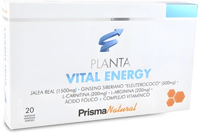Suplement diety Prisma Natural Plantavital - Energy 20 ampułek po 10 ml (8437006168496)