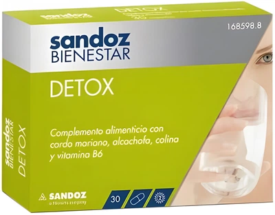 Suplement diety Sandoz Detox 30 kapsułek (8470001685988)