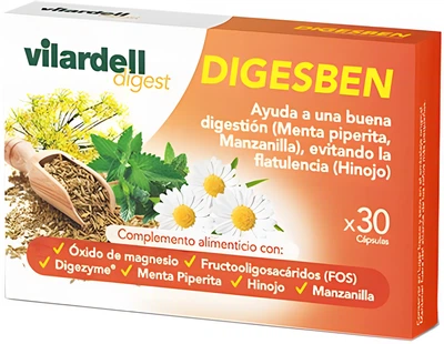 Дієтична добавка Vilardell Digest Digesben 30 капсул (8470001910172)