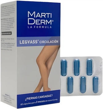 Suplement diety Martiderm Legvass 60 kapsułek (8437000435341)