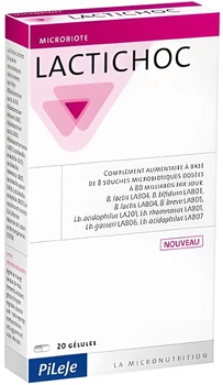Suplement diety Pileje Lactichoc 20 kapsułek (3401560288322)
