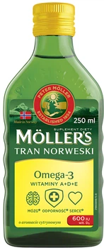 Suplement diety Mollers Tran Norweski Cytrynowy 250 ml (7070866024321)