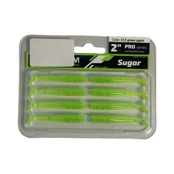 Силикон UPSTREAM Sugar 2" (8шт.) #313 green apple ,SUG2_313