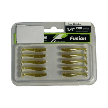 Силікон UPSTREAM Fusion Nano 1.4" (10шт) #220 olive ,NANO1.4_220