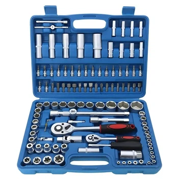 Набор инструментов в кейсе PIECE TOOL SET торцевых насадок и бит для автомобиля комплект на 108 шт.