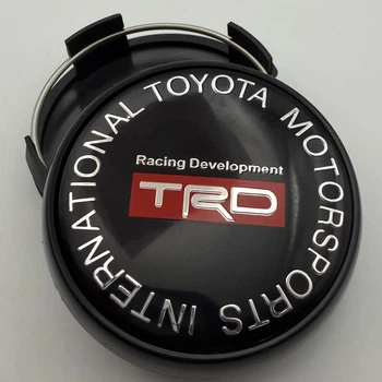 Колпачок заглушка в диск Toyota Racing Development TRD motor sports 59 мм 55 мм черный