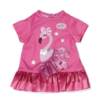 Одежда для куклы Baby Born Платье с фламинго 43 см (839423)