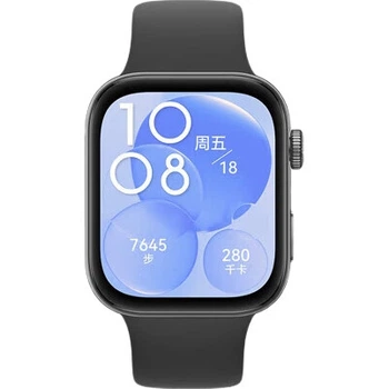 Розумний годинник HUAWEI WATCH FIT 3, колір Phantom Black, тонкий спортивний фітнес-годинник з великим екраном для чоловіків та жінок, годинник для пар