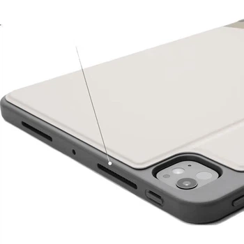 Чохол Tomtoc для iPad Pro для моделей 2025/2024 з тримачем для олівців, повний захисний чохол, ударостійкий, фіолетовий Monet, iPad Pro 11 дюймів, модель 2025/2024